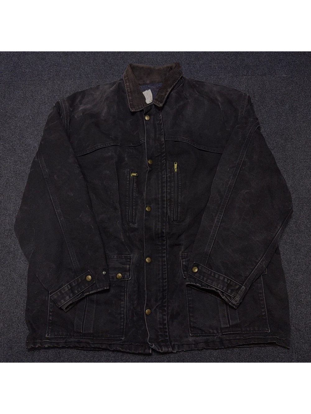 Carhartt Men's Utility Jacket X-Large Black C100NX Workwear Coat